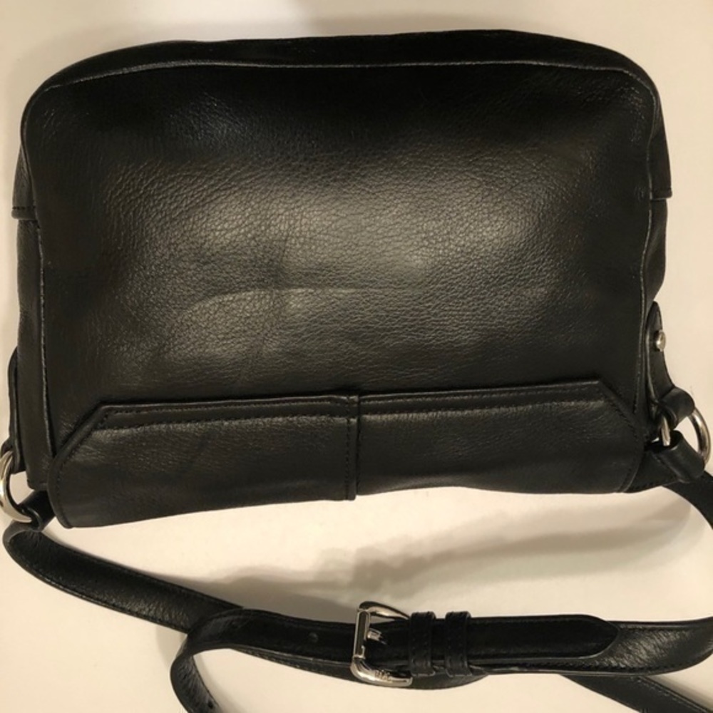 Ralph Lauren black leather mini flap crossbody bag - Picture 6 of 10
